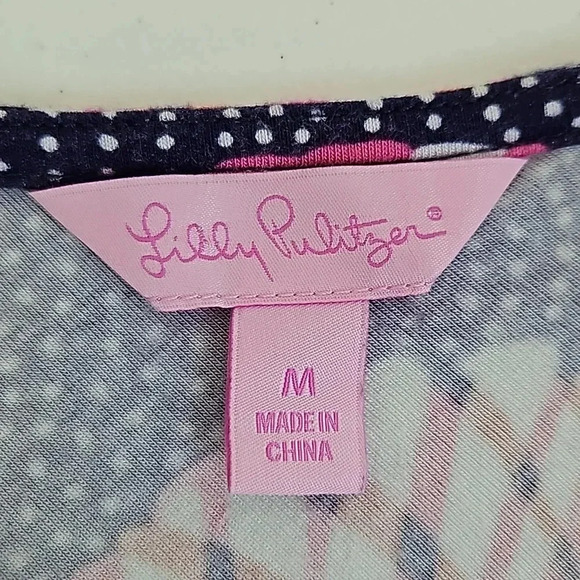 Lilly Pulitzer Great Escape Seashell Tank Top M - Picture 4 of 8